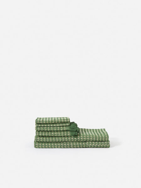 Aalto Face Cloth | Spirulina/Butter