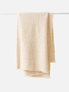 Boucle Wool Throw | Natural