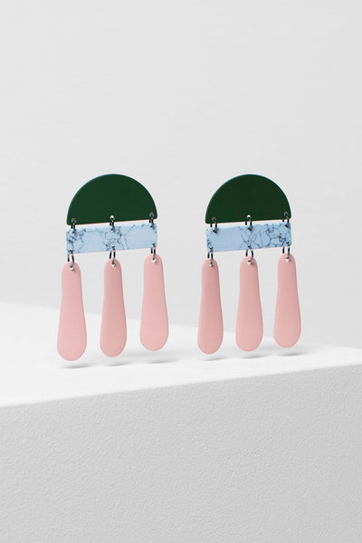 Esben Earring/Denim