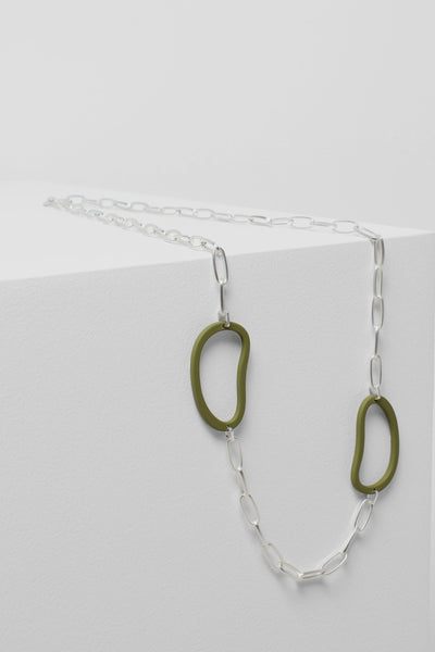 Lanac Long Necklace | Sage