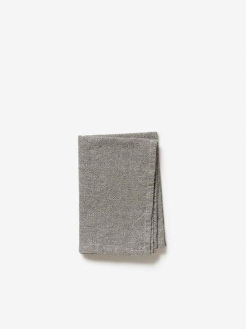 Stripe Washed Cotton Tea towel | Olive